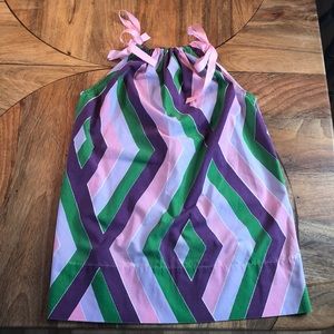 That’s Sew Martha knot dress. One of a kind. Sz 4